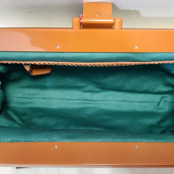 ISABELLA FIORE FLORAL STUDDED BEADED HANDBAG/CLUTCH - Picture 9 of 9